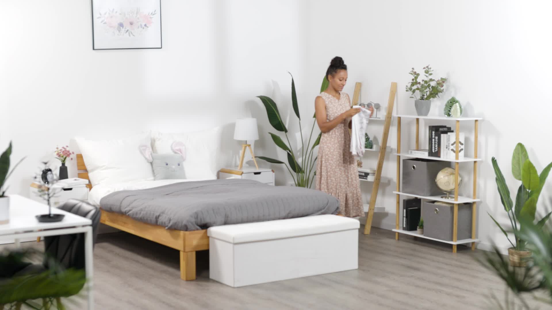 Relaxdays Aufbewahrungsbox, Ordnungsbox aus Stoff, 2er-Set, Produktbild-Vorschau 7