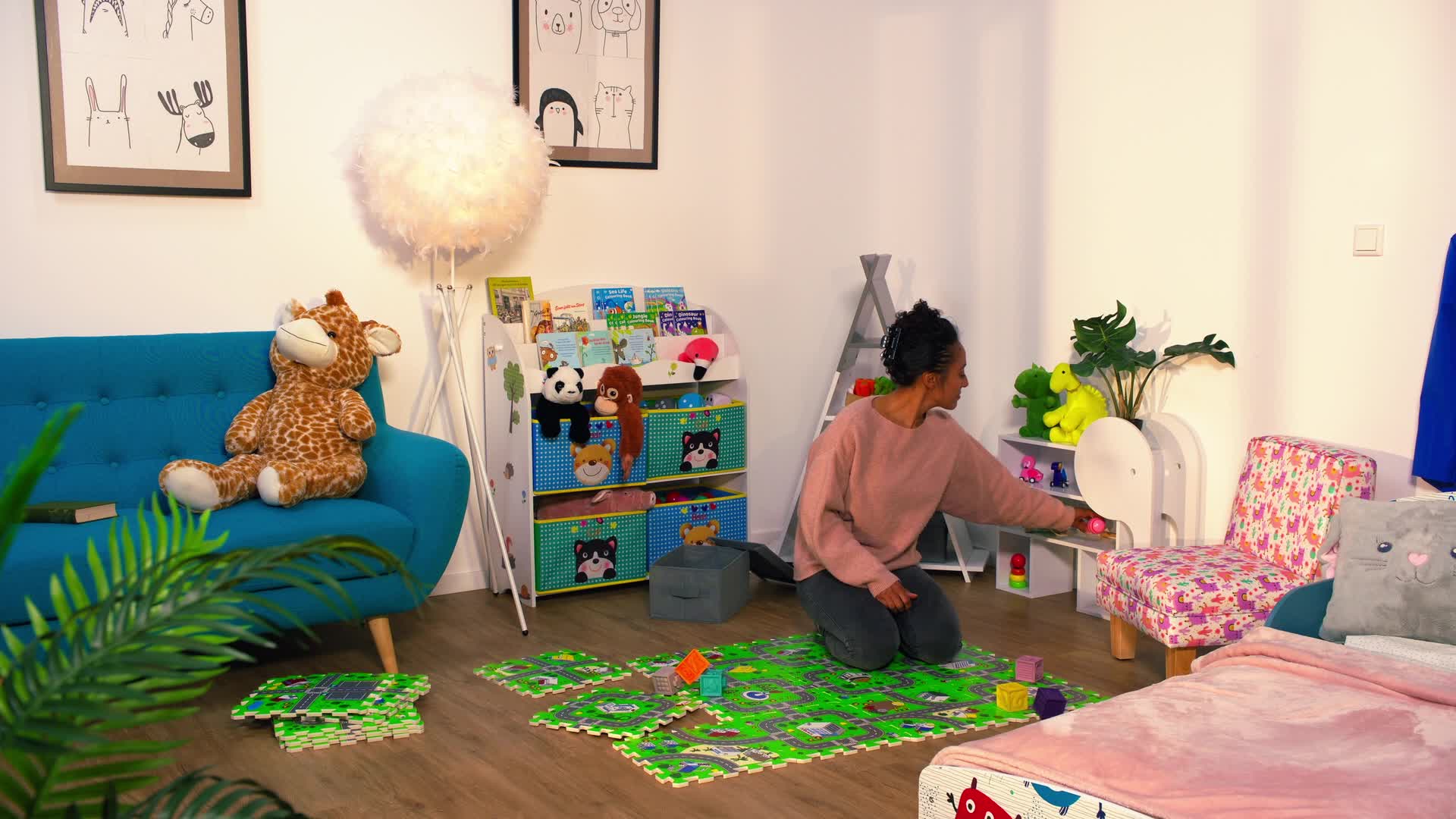 Relaxdays Puzzlematte Straße, 18-teilige Spielmatte, Produktbild-Vorschau 7