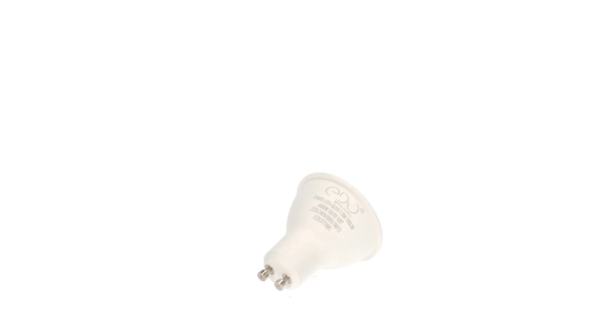 SET 10x FARI LED GU10 7,5W 4000K neutrálna NW 700lm 120st Náhľad obrázku produktu 3