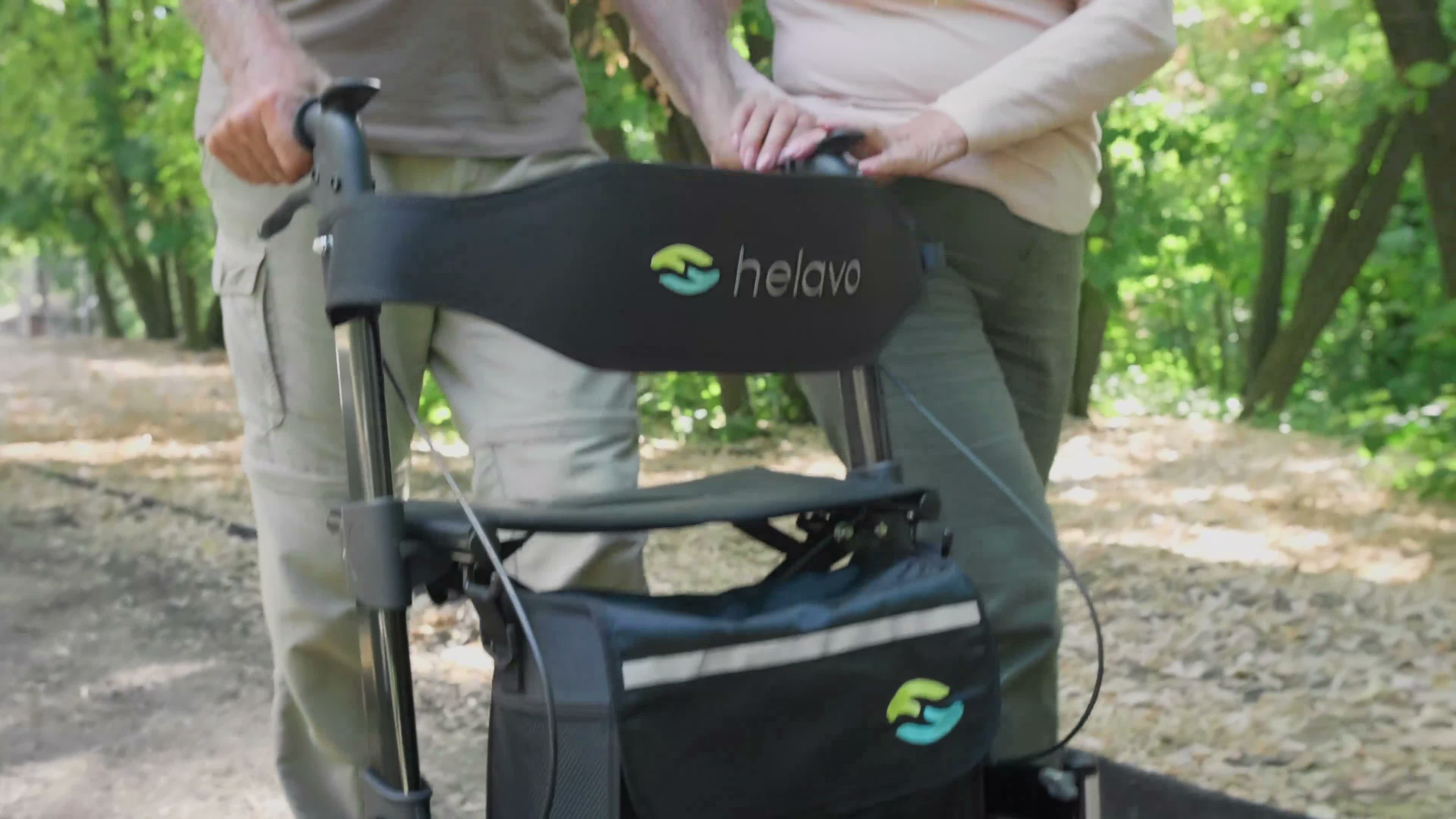 Helavo Rollator mit Pannensicheren Vollgummireifen für Produktbild-Vorschau 7