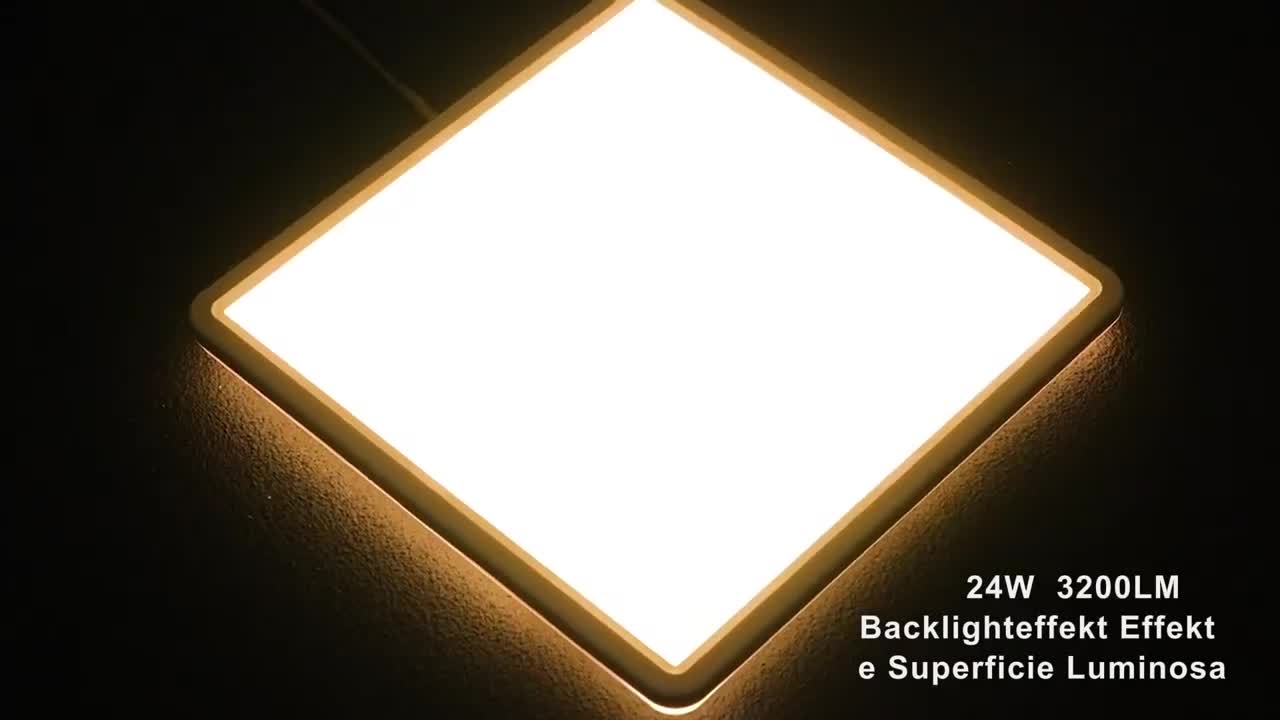 LED Deckenleuchte, 24W 3200LM Deckenlampe, 3000-6500K Ultra Produktbild-Vorschau 7