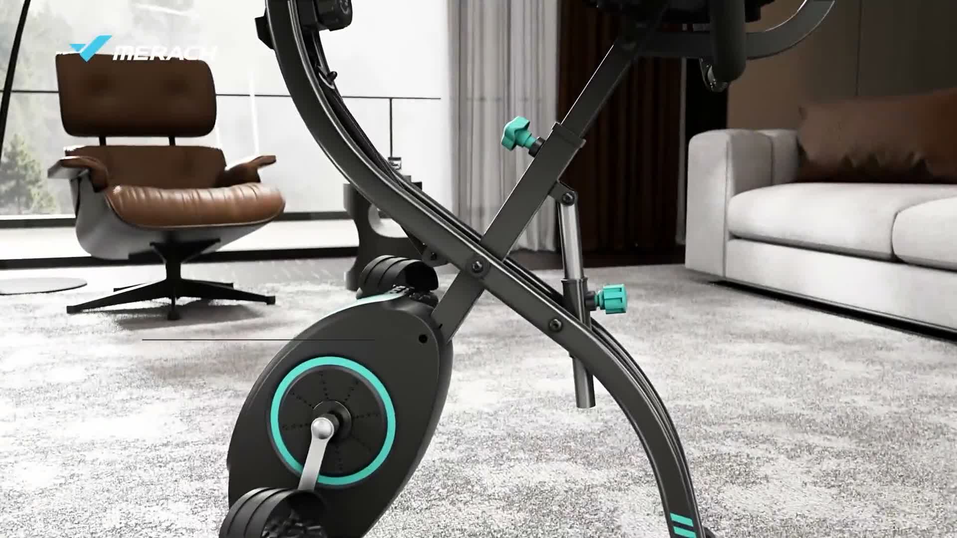 4-in-1 klappbarer Heimtrainer für Zuhause– magnetischer Produktbild-Vorschau 7