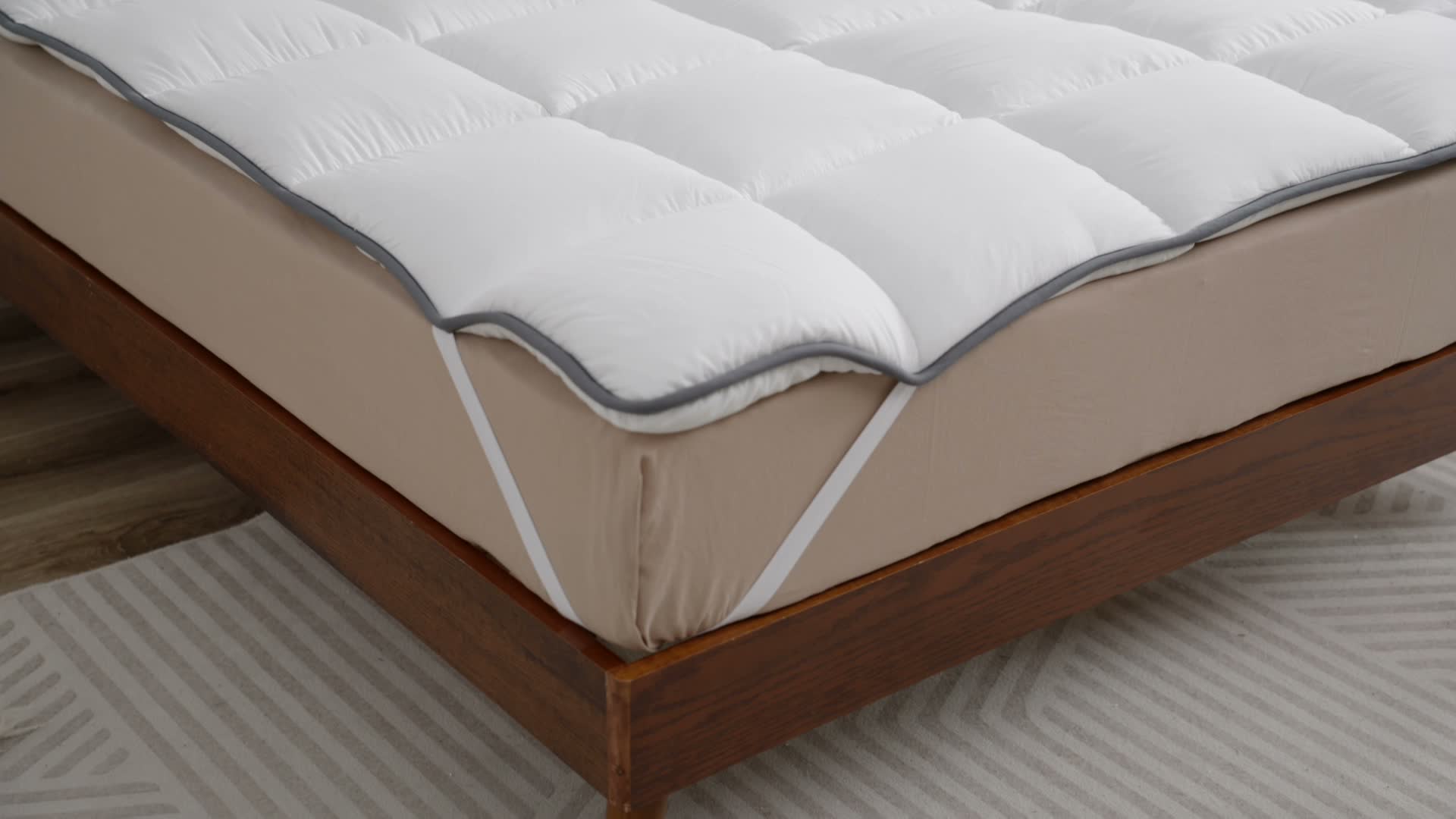 CASABEL Topper Trapuntato, 140x190, 600gsm, Extra Spesso, 4 Anteprima dell’immagine prodotto 7