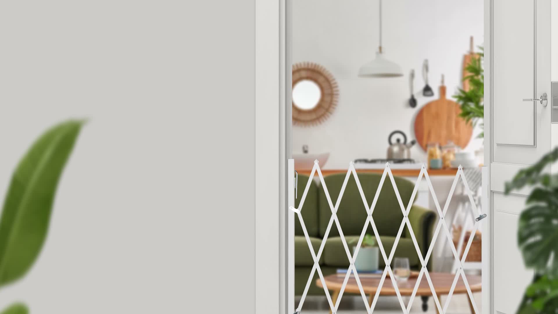 Relaxdays Hundeabsperrgitter, ausziehbar bis 118 cm, Produktbild-Vorschau 7