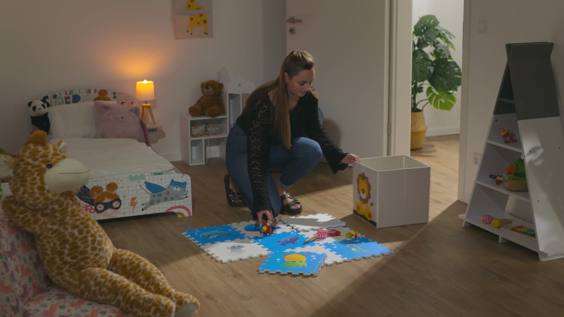 Relaxdays Puzzlematte mit Meerestieren, 9-teilige Produktbild-Vorschau 7