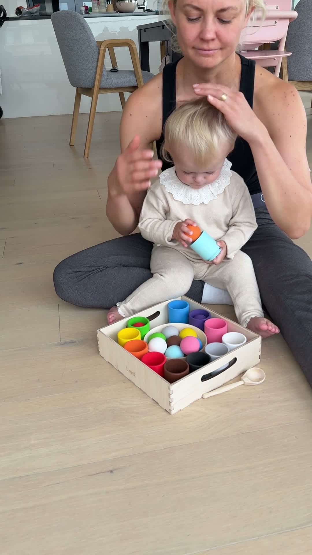 Ulanik Montessori Holzspielzeug "Regenbogen: Bälle in Produktbild-Vorschau 7