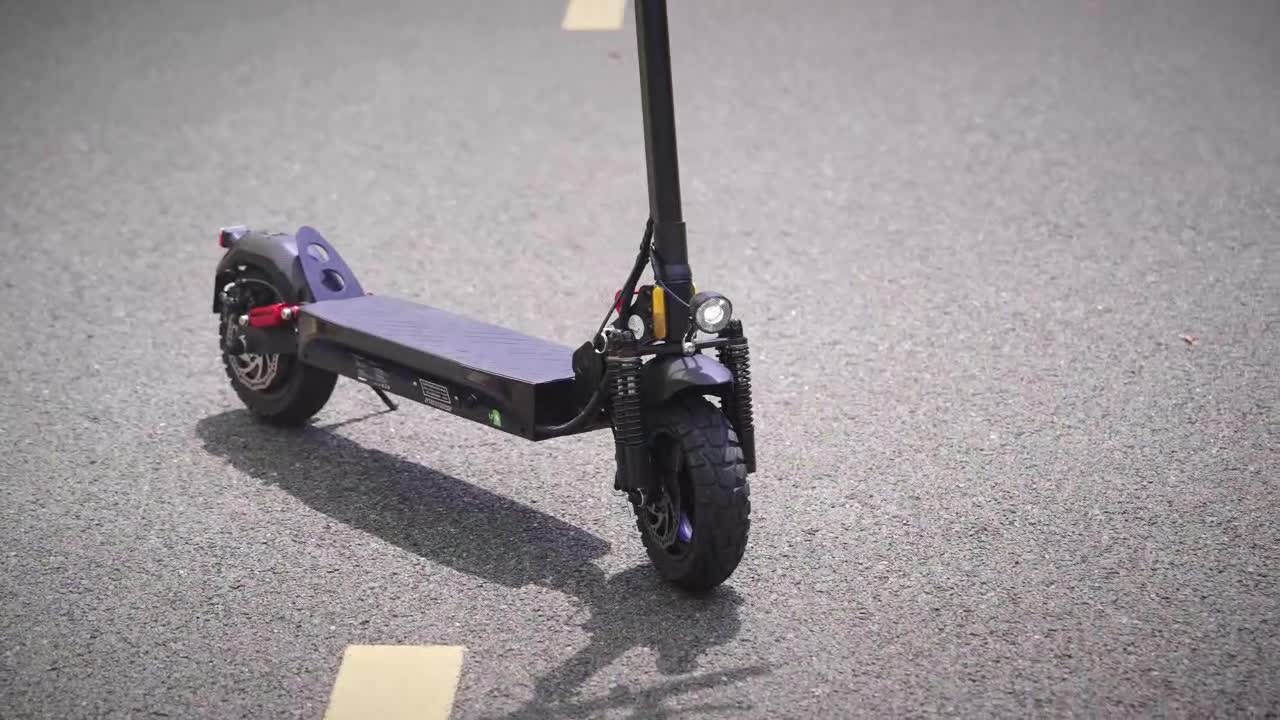 E Scooter mit Straßenzulassung, 10 Zoll Offroad Luftreifen, Produktbild-Vorschau 7