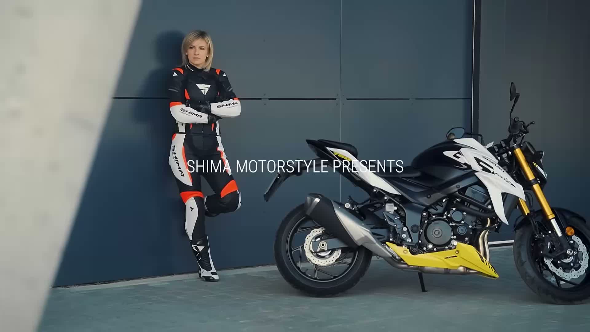 SHIMA Miura 2.0 Damen Motorrad Lederhose, schwarz/weiß, 38 Produktbild-Vorschau 4