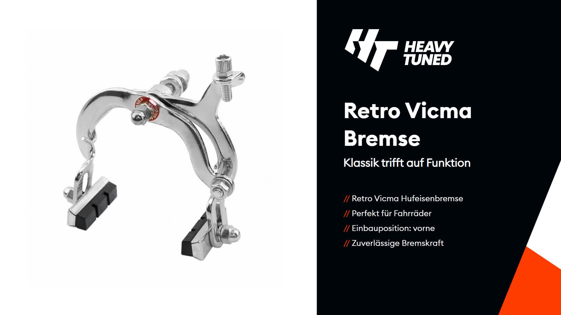 V BIKE Bremse Hufeisenbremse vorne Retro Vicma kompatibel Produktbild-Vorschau 7