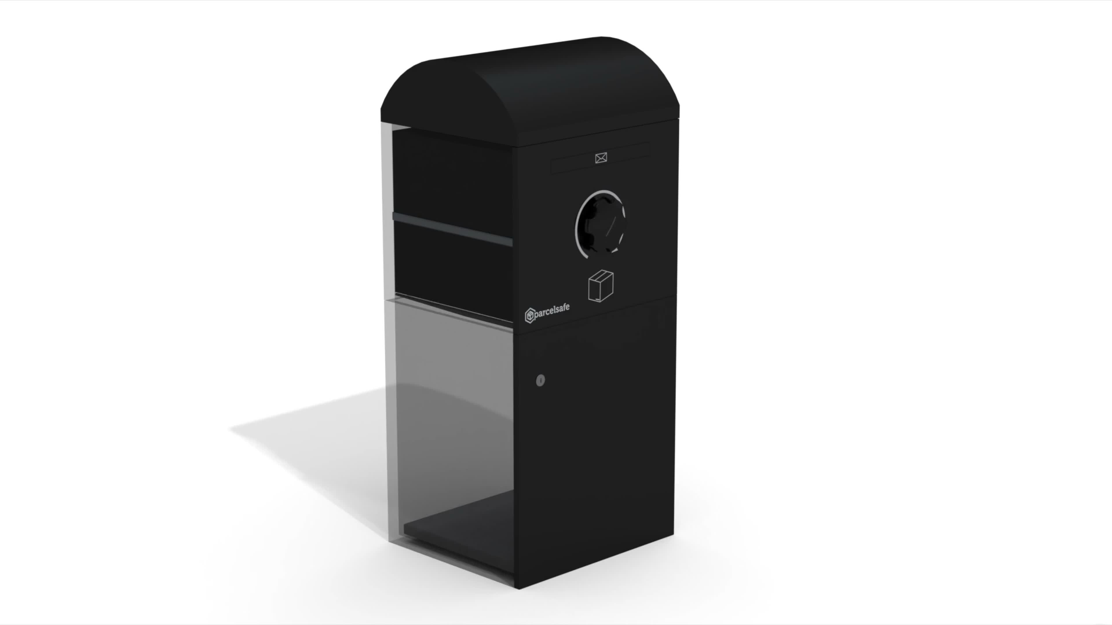 PARCELSAFE Paketbriefkasten XL Anthrazit – Paketbox für Produktbild-Vorschau 7