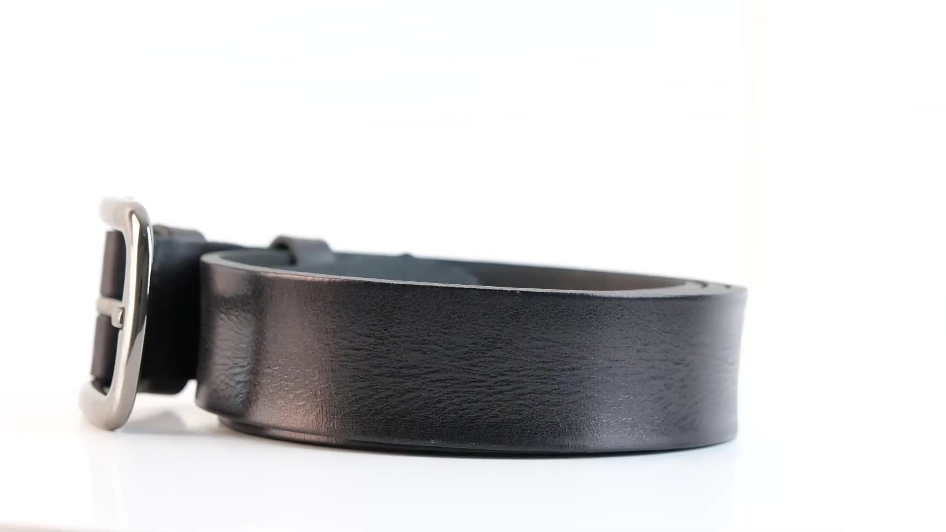 Gürtel Herren 4 cm breit aus Echtleder – Ledergürtel für Produktbild-Vorschau 7