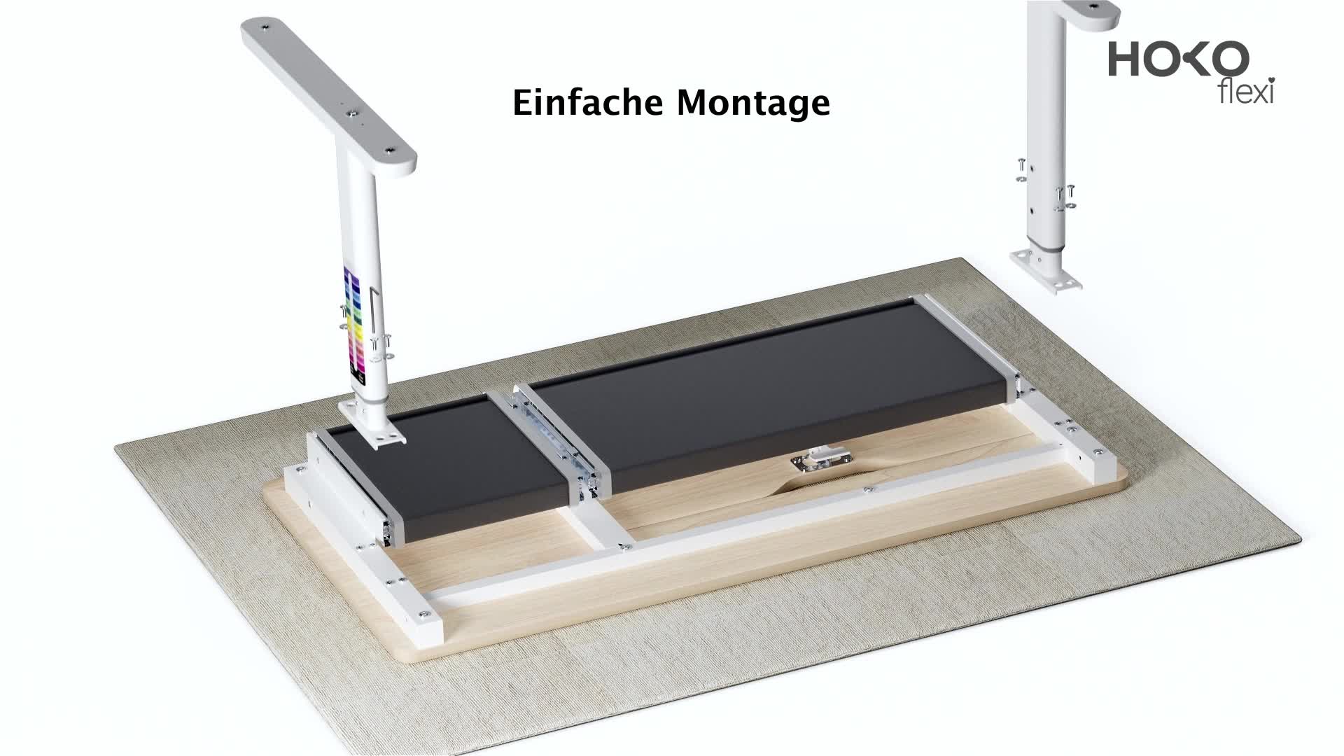 HOKO®Kinderschreibtisch höhenverstellbar 54-76 cm,  Ergo Produktbild-Vorschau 7