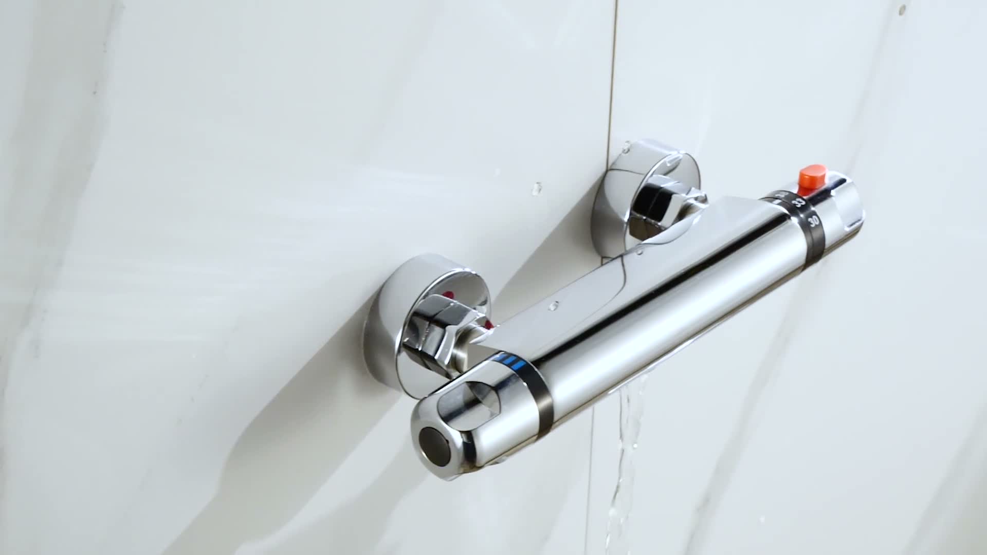 Thermostat-Duschmischer aus hochwertigem Messing, präzise Produktbild-Vorschau 7