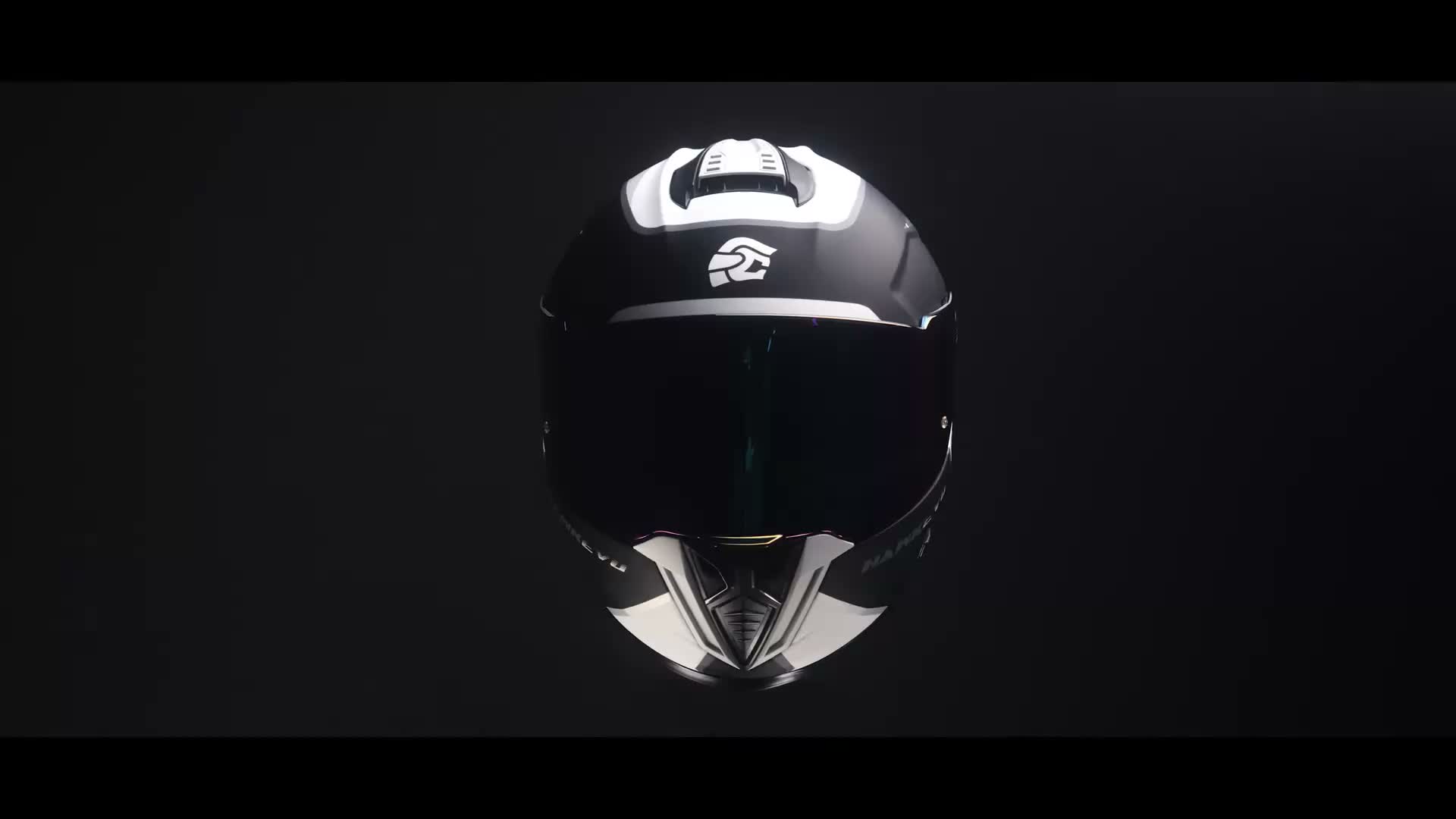 FC-Moto Hawk EVO-X Helm, schwarz matt/grau/weiß, L Produktbild-Vorschau 7