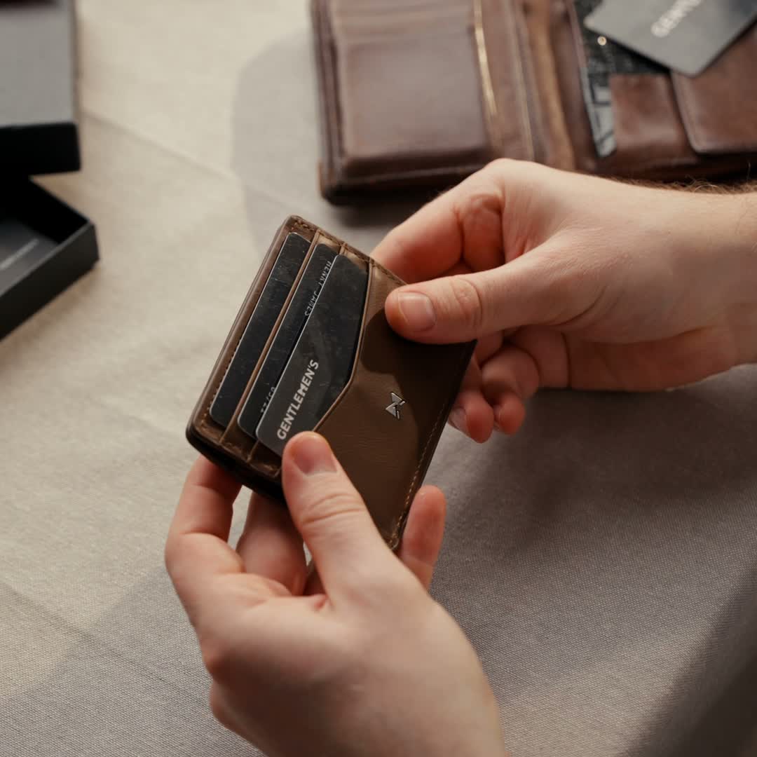 Gentlemen's Kartenetui - Kreditkartenetui aus Echtleder mit Produktbild-Vorschau 7