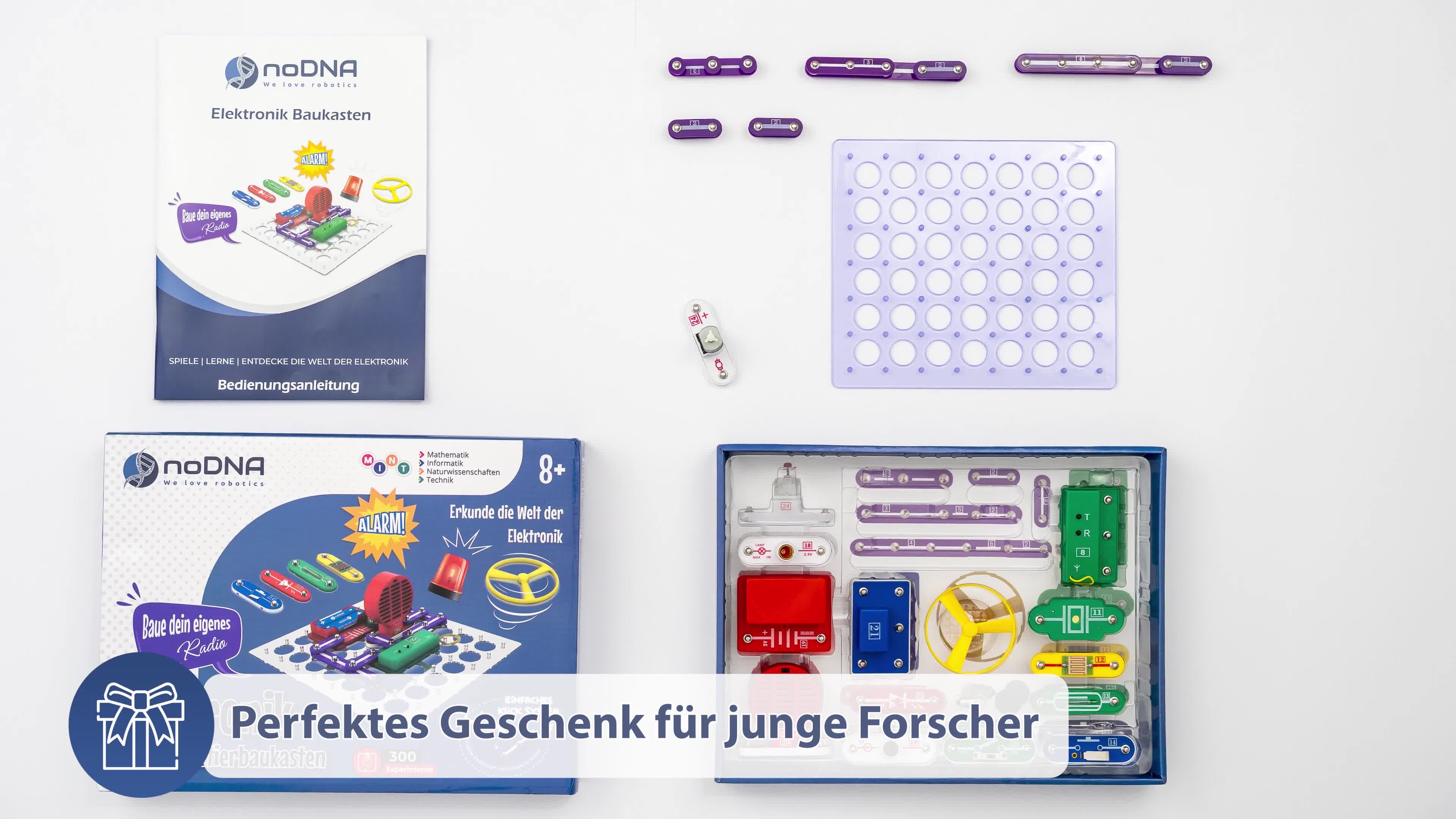 noDNA Elektronik Baukasten – 300 spannende Experimente für Produktbild-Vorschau 7