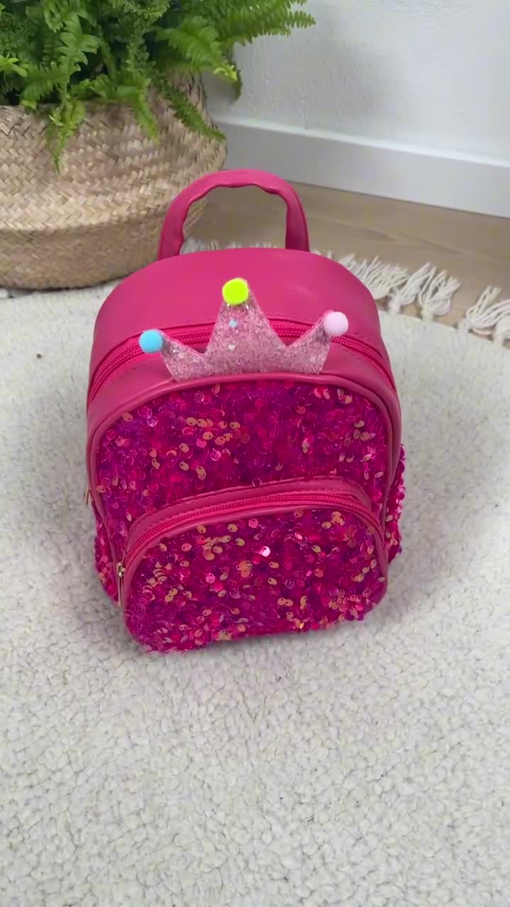 Kinderrucksack Glitzer Pailletten Mädchen, Produktbild-Vorschau 7