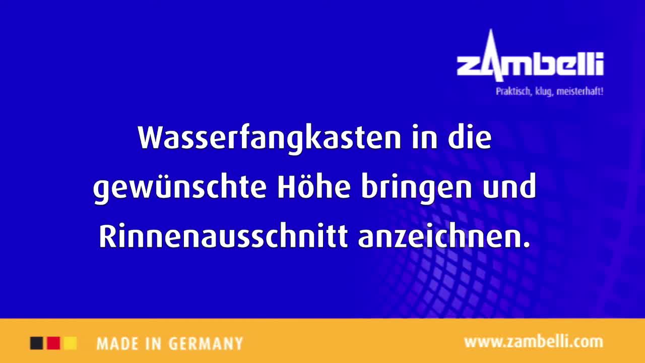 Wasserfangkasten Rinnenkessel Titanzink Ablauf 80 mm Produktbild-Vorschau 2