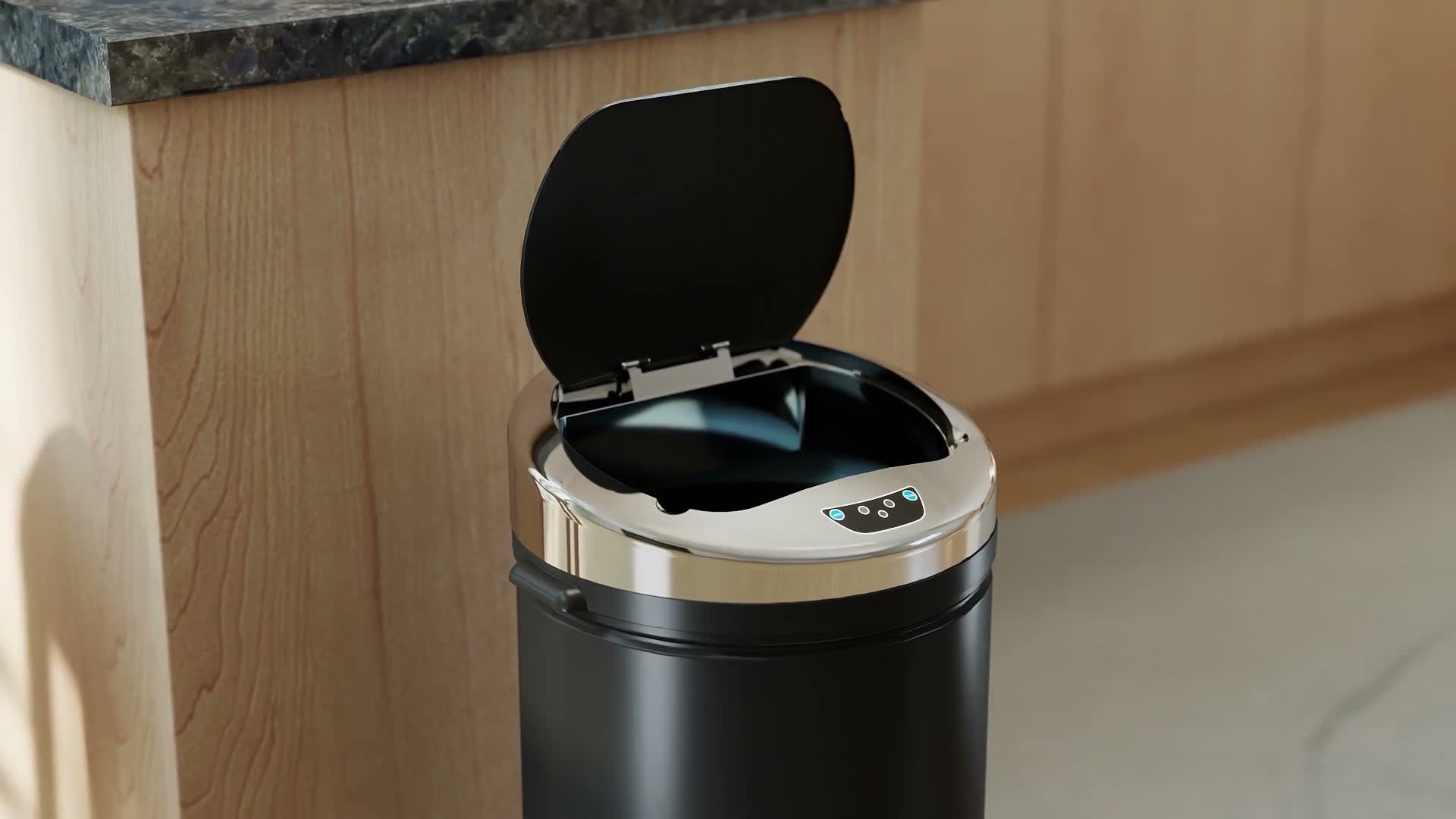 HOMCOM Sensor Mülleimer 42L, Elektrisch Automatischer Produktbild-Vorschau 7