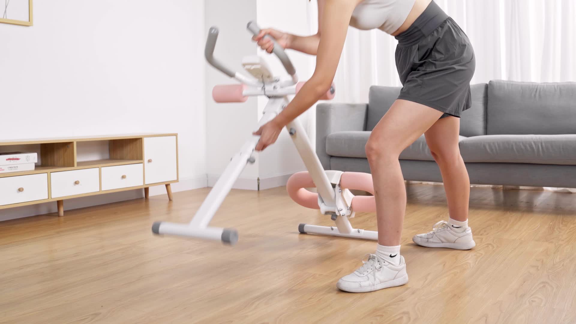 Warmounts Bauchtrainer Maschine klappbar, verstellbares Ab Produktbild-Vorschau 7