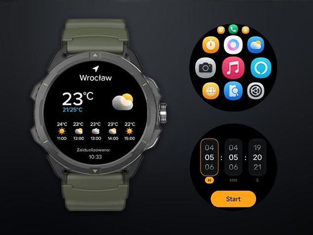 HAMMER SMARTWATCH 2 MILITARY EDITION – Wasserdichte Uhr mit GPS, SOS-Funktion und Sprachkommunikation