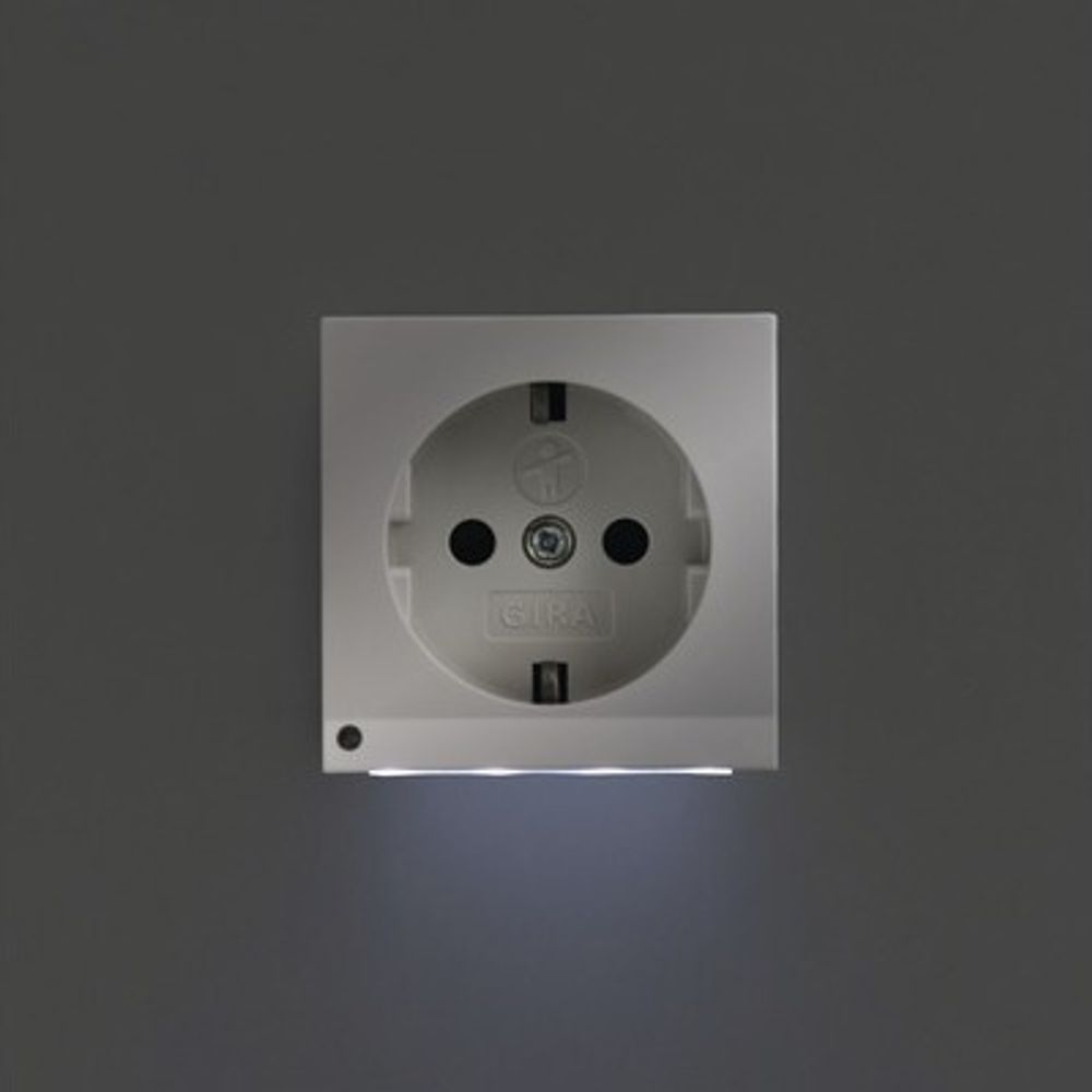 GIRA 417003 SCHUKO LED-Leuchte+ SH Syst