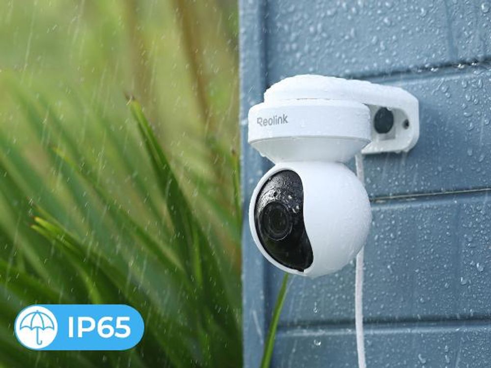 Reolink E1 Outdoor, 2K+ 5MP PTZ 2,4/5GHz WLAN Überwachungskamera Aussen, 3X Optischer Zoom, Smarte Erkennung, Auto-Tracking, Spotlight, 2 Pack