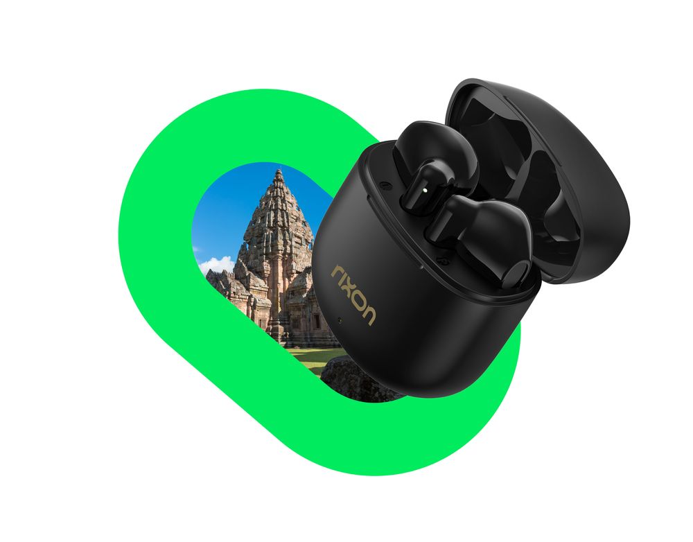 Rixon NeoBuds – Kabellose Bluetooth In-Ear Kopfhörer, 40 h Akkulaufzeit, Bluetooth 5.3, Dual ENC Mikrofone, Touch Control, USB-C Ladecase, Game Mode