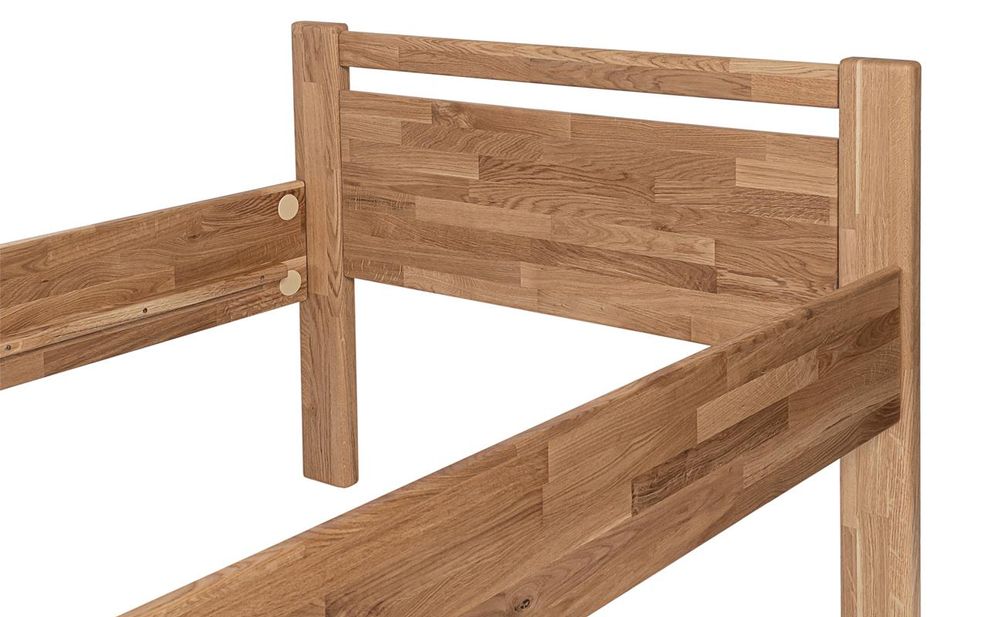 Krok Wood Seniorenbett SiSi aus Massivholz in Eiche (90 x 200 cm)