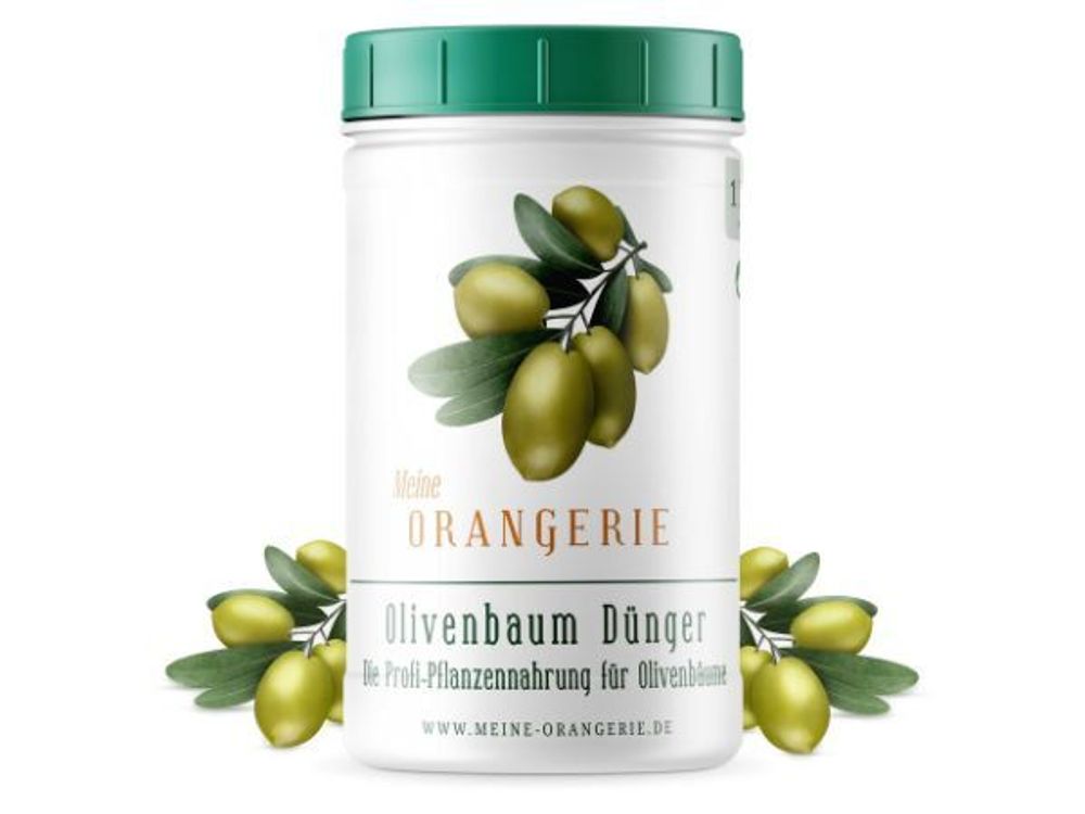 Meine Orangerie Olivenbaum Dünger [1kg] - Premium Pflanzendünger für Olivenbäume- Verzichten Sie auf Fertig Flüssig Dünger für Ihre Pflanzen - Dünger Olivenbaum - Olive Tree Fertilizer