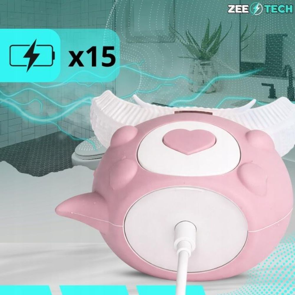 Sonic Zahnbürste für Kinder 360° elektrisch für 2–12 Jahre, 45 Sekunden