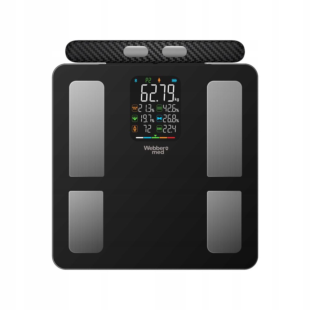 Inteligentní osobní váha Webber SCALA s Bluetooth 5.0 a BIA