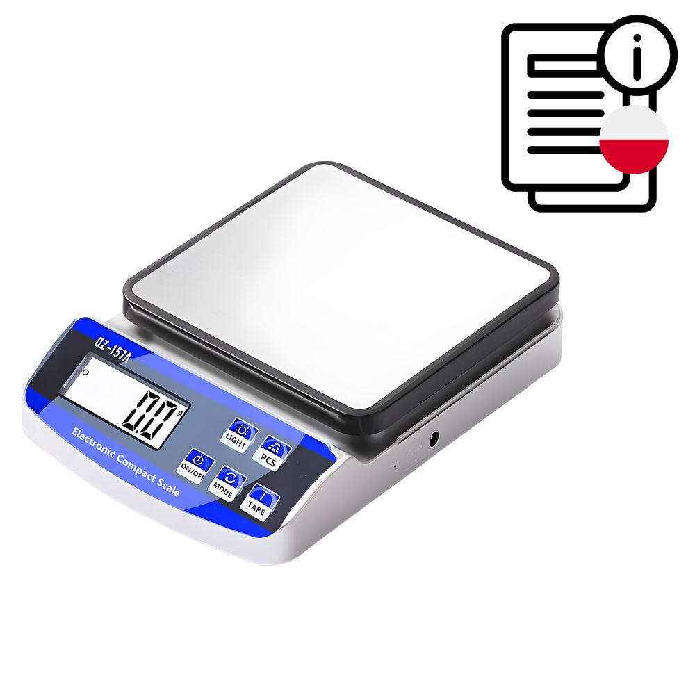 Küchenwaage für den Profi Einsatz bis 15kg 1g Genauigkeit mit Edelstahl Wägefläche LCD Display Retoo
