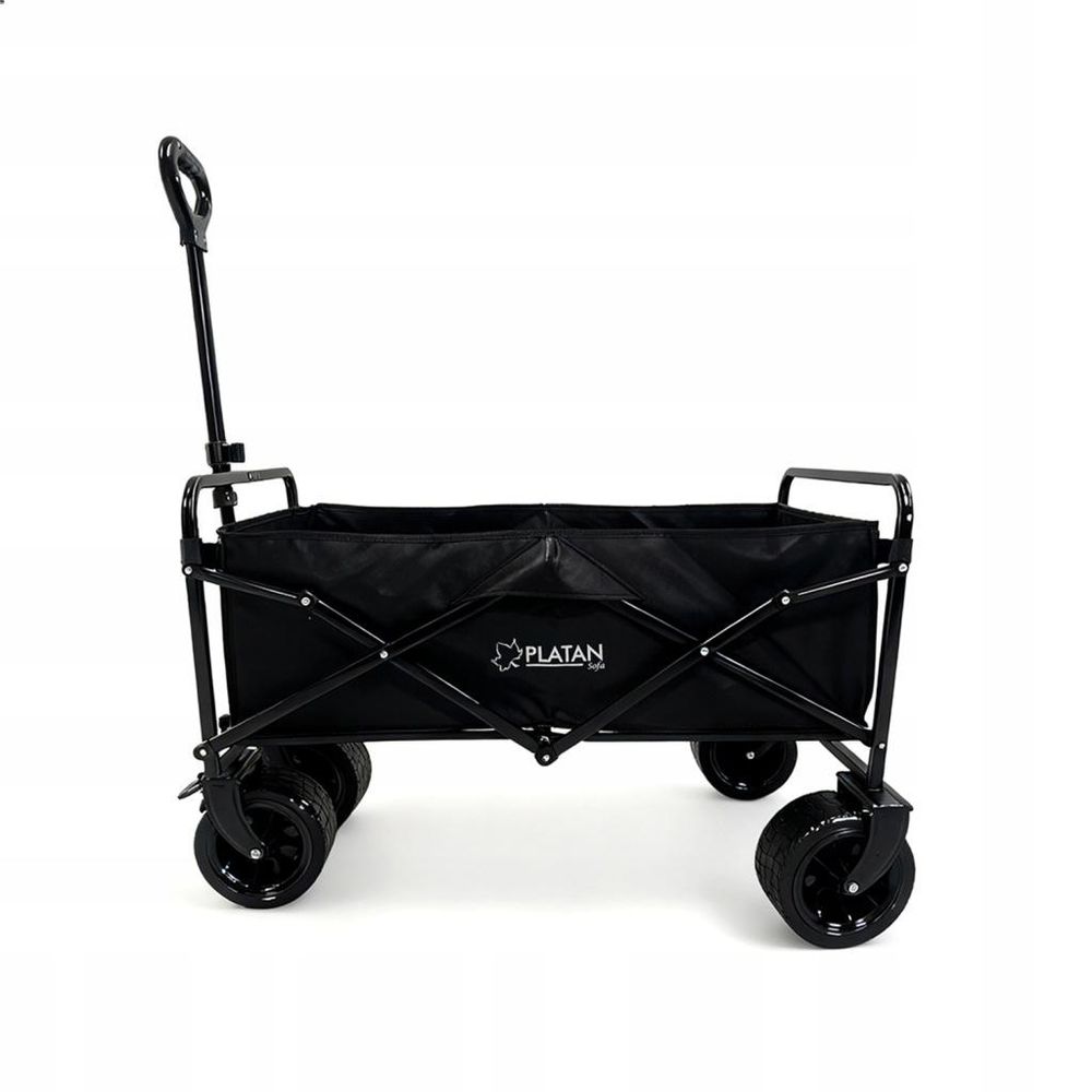 Carrello da spiaggia pieghevole 120 l ruote larghe fuoristra