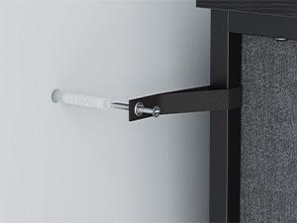 SONGMICS Kommode, Schrank, 4 Stoffschubladen, für Schlafzimmer, Flur, Wohnzimmer, grau