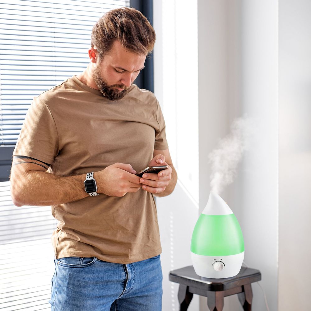 Luftbefeuchter Diffuser 2.6l Aroma Diffusor Ultraschall Raumbefeuchter Elektrisch 7 Farben Duftlampe Aromatherapie Öle Schlafzimmer Büro Yoga Retoo