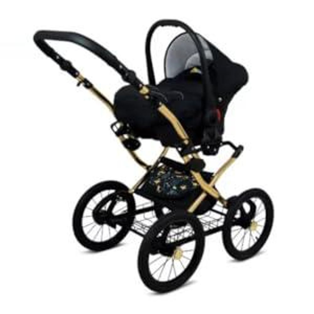 BabyLux® Margaret Exclusive | 2in1 Kinderwagen Set | Grey Flex | Kombikinderwagen | Kinderwagens