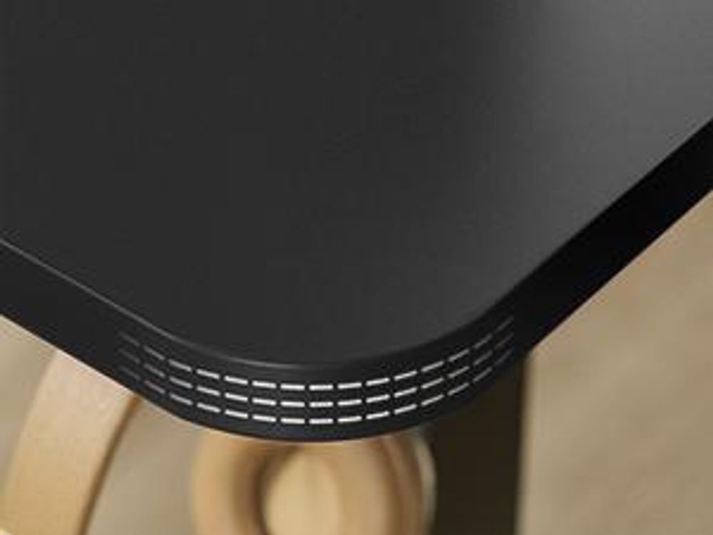 VASAGLE Höhenverstellbarer Schreibtisch, 160 cm, L-förm, Eckschreibtisch, 2 AC-Steckdosen, 2 USB-A-Anschlüsse, Ablage für Steckdosenleiste