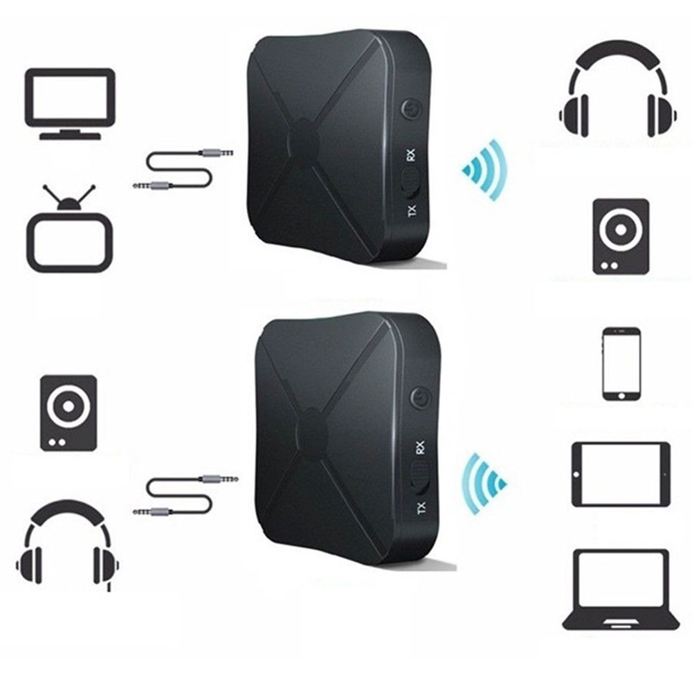 Bluetooth Sender Empfänger 2 in1  Audio Adapter 3.5mm Transmitter  Wireless Aux RCA Kabellos Sender Receiver für TV Kopfhörer Lautsprecher Retoo