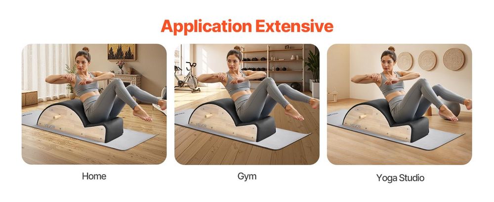 VEVOR Pilates-Wirbelsäulenkorrektur Yoga Zubehör für das Heim-Fitnessstudio, Fit
