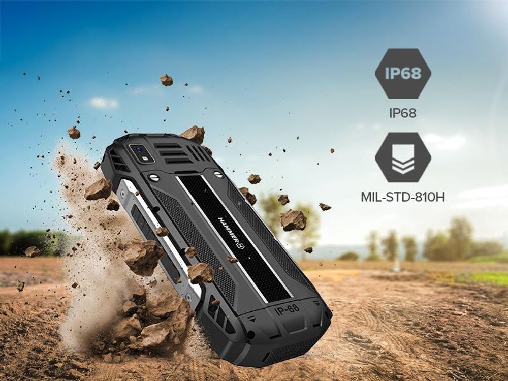 Hammer Power Plus Lte – Wasserdichte, Robuste, Geschützte Mobiltelefon-Spezialedition