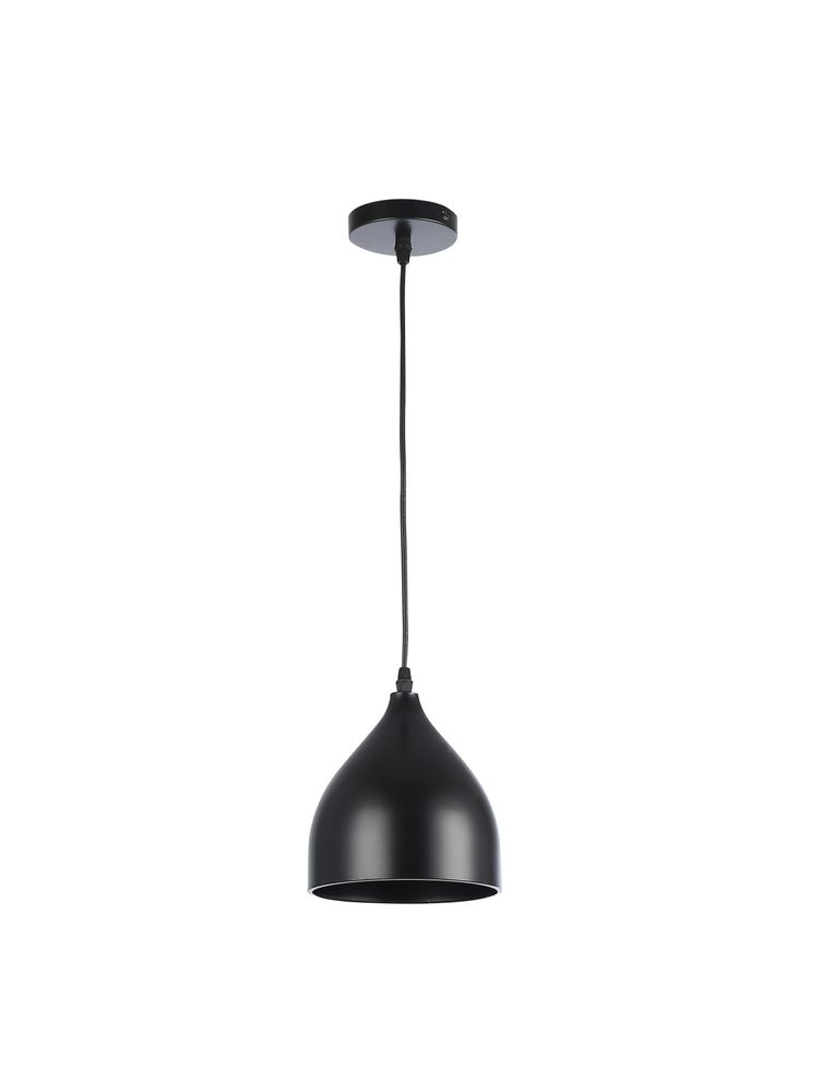 MasterLED Pendelleuchte Como Ø17cm Schwarz – E27 Hängelampe im modernen Design für Esszimmer & Küche