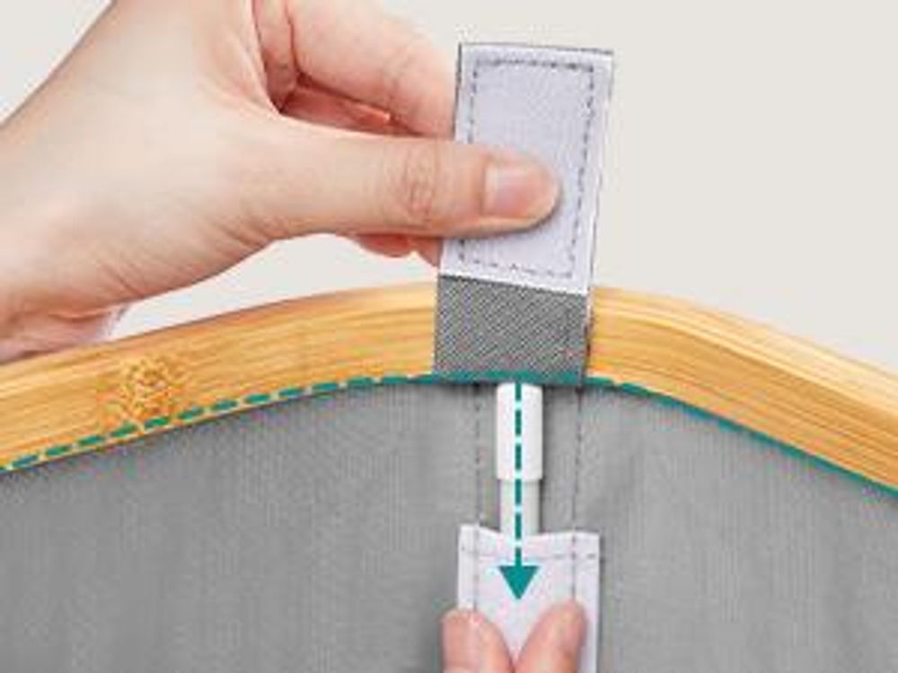 SONGMICS Wäschekorb mit Deckel, Wäschesammler mit 4 Fächern, 200 L, herausnehmbarer Wäschesack