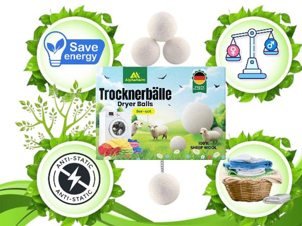 Alphaheim trocknerbälle dryer balls
