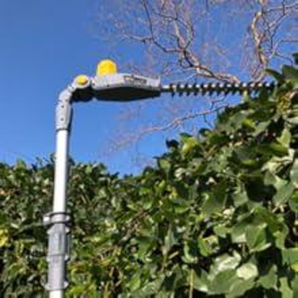 FANZTOOL 20V Li-Ion Akku 2-in-1 Hochentaster/teleskop Heckenschere mit 2Ah Akku & Ladegerät, Reichweite bis 5 m, 17 cm Schnittstärke, leichtes Gewicht 3,5 Kg