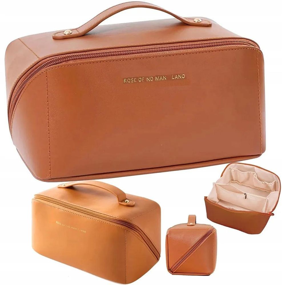 Elegante Kosmetiktasche - Perfekter Organizer für Ihre Schönheitspflege - Jetzt mit Ökoleder und intelligentem Design!