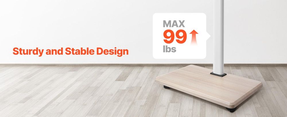 VEVOR Rollender TV-Ständer, Mobiler TV-Wagen für 35-100 Zoll LED/LCD/OLED Flach-/Curved-TVs, Tragbarer Monitorständer mit Rädern für bis zu 198 lbs für Wohnzimmer, Schlafzimmer, Büro, Außenbereich, Max VESA 800x600mm, 1-Layer Tray-a, 1 Halter-a