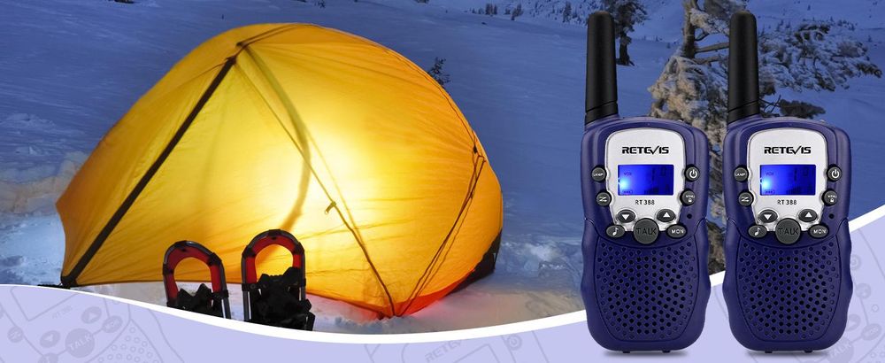 Retevis RT388 Walkie Talkie, Spielzeug ab 4-12 Jahre, Funkgeräte mit 3km Große Reichweite , Geschenke zum Schulanfang für Kinder