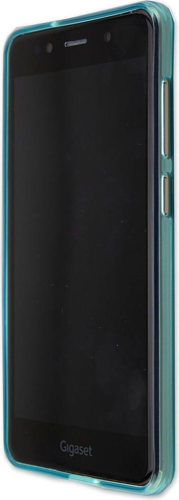 caseroxx Schutz-Hülle TPU-Hülle kompatibel mit Gigaset GS180, Gummi Handy Tasche blau – Frontalansicht