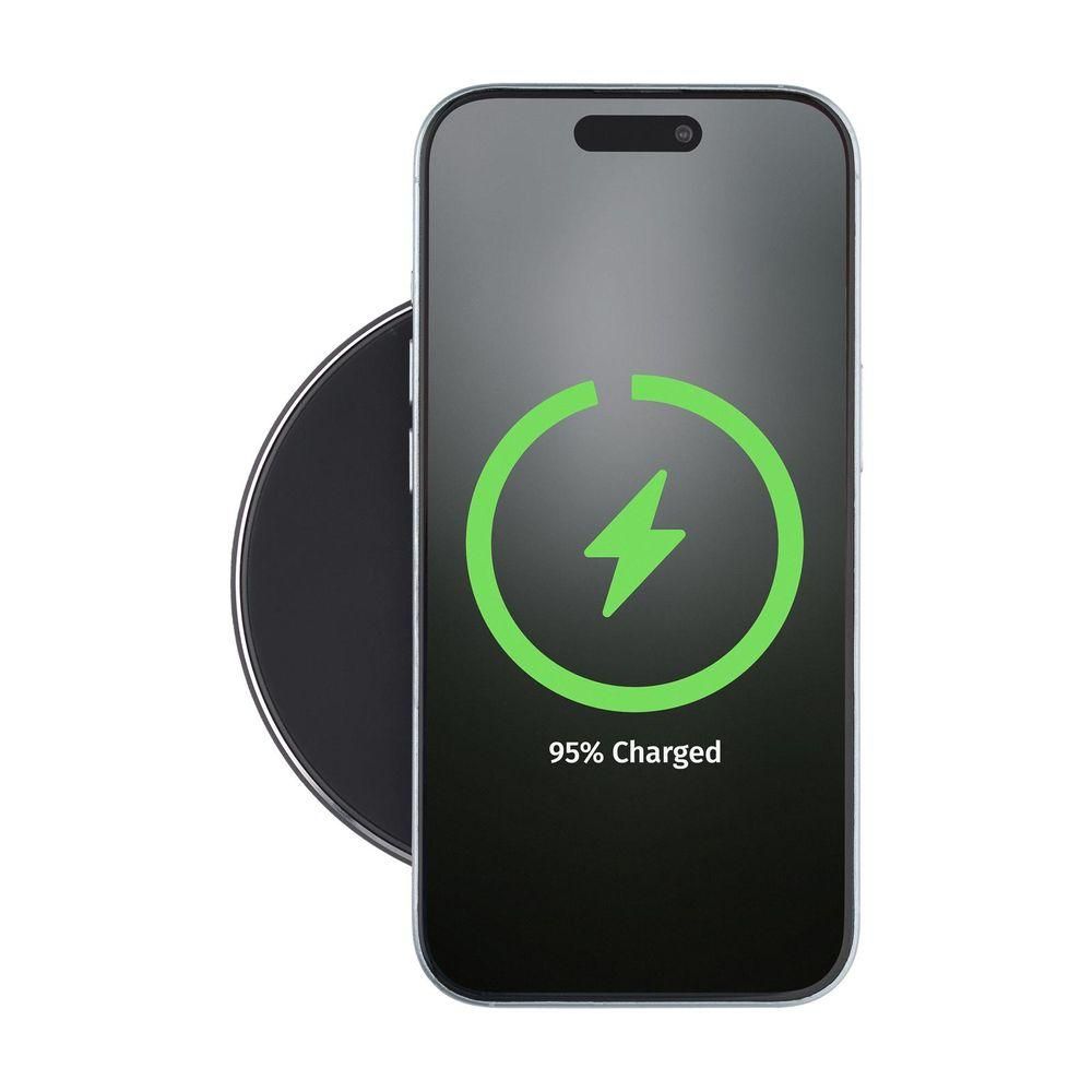 QUALO Induktionsladegerät 20W matt schwarz Handy-Ladegeräte QLI-M-20W-01